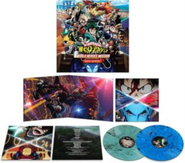 Yuki Hayashi - My Hero Academia: Heroes Rising (Translucent Clear W/ Rainbow Splatter Vinyl/2LP) & My Hero Academia: Season 5 Ost (2LP/1-Opaque Blue Marble/2-Opaque Red Mable Vinyl) & My Hero Academia: World Heroes' Mission Ost