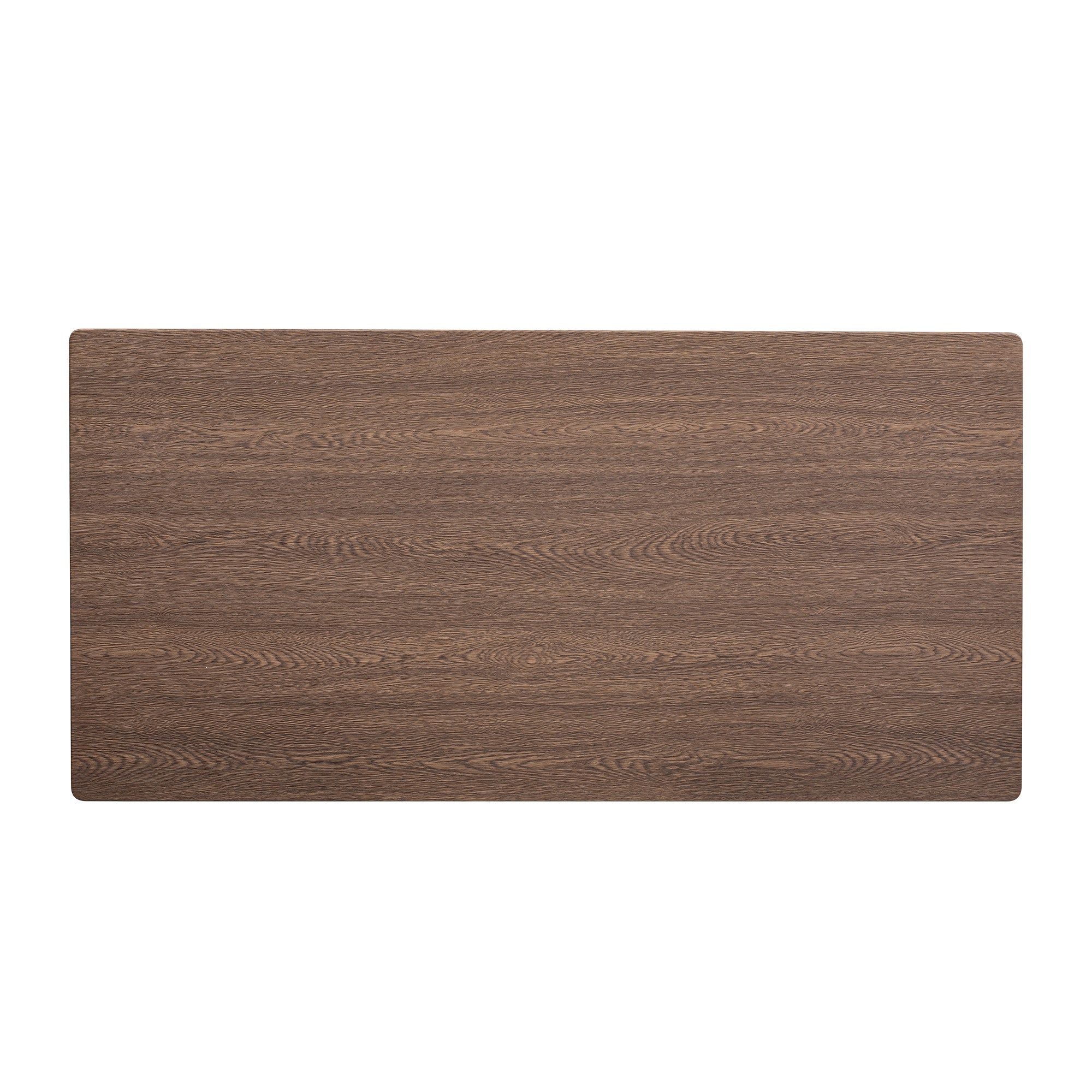 TREXM 5-piece compact bar table with table and stool - modern industrial design (dark brown)