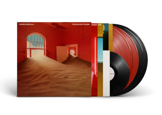 Tame Impala - Slow Rush (Deluxe/2-Transparent Red LP Vinyl/3-Black LP Vinyl) & Innerspeaker