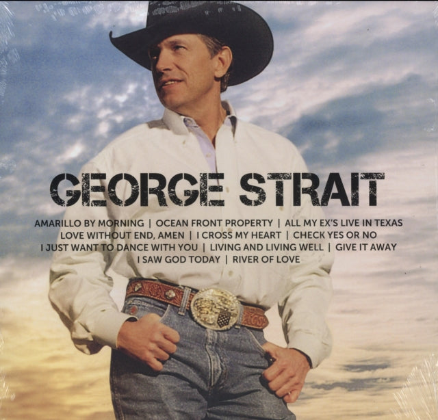 George Strait - Ocean Front Property (LP) & #1'S Volume 1 (Blue LP Vinyl) & #1'S Volume 2 (Tan LP Vinyl) & Icon