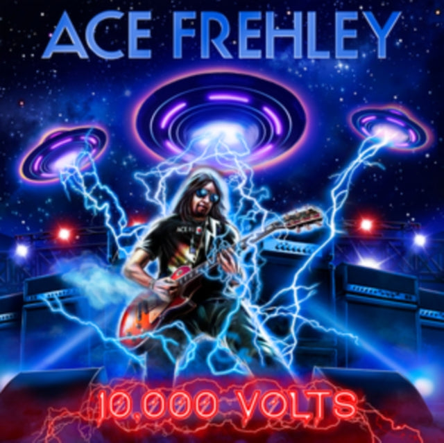 Ace Frehley - 10,000 Volts (Orange Tabby LP Vinyl) & 10,000 Volts (Edge Only Splatter/Metal Gym Locker/Red Splatter LP Vinyl)
