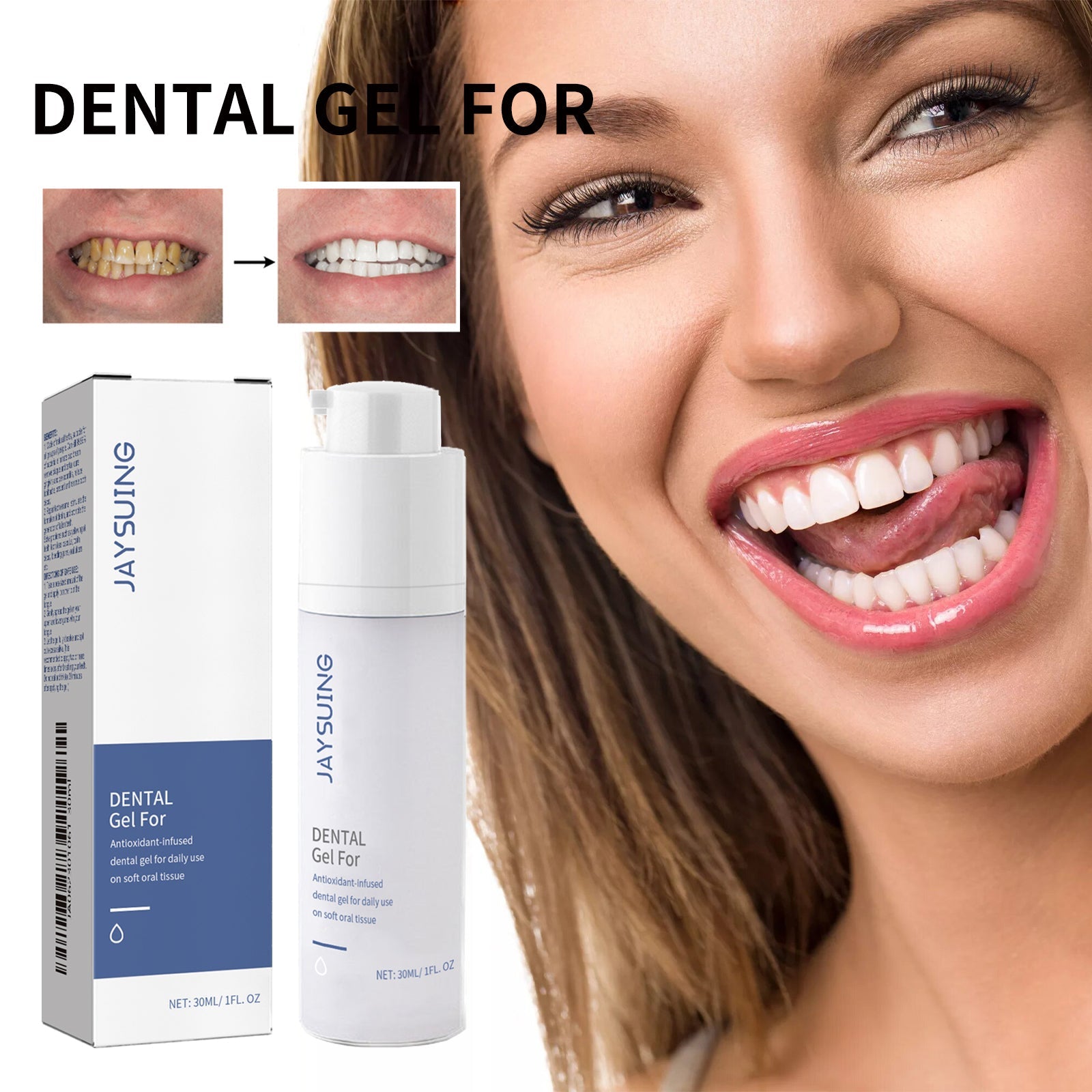 Tooth Gel For Tooth Cleaning Fresh Breath For Oral Cleaning