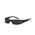 Narrow frame sunglasses for men personality trend futuristic style colorful sunglasses for women