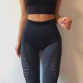 Super Stretchy Gym Tights Energy Seamless Tummy Control Yoga Pants High Waist Sport Leggings Purple Running Pants Women