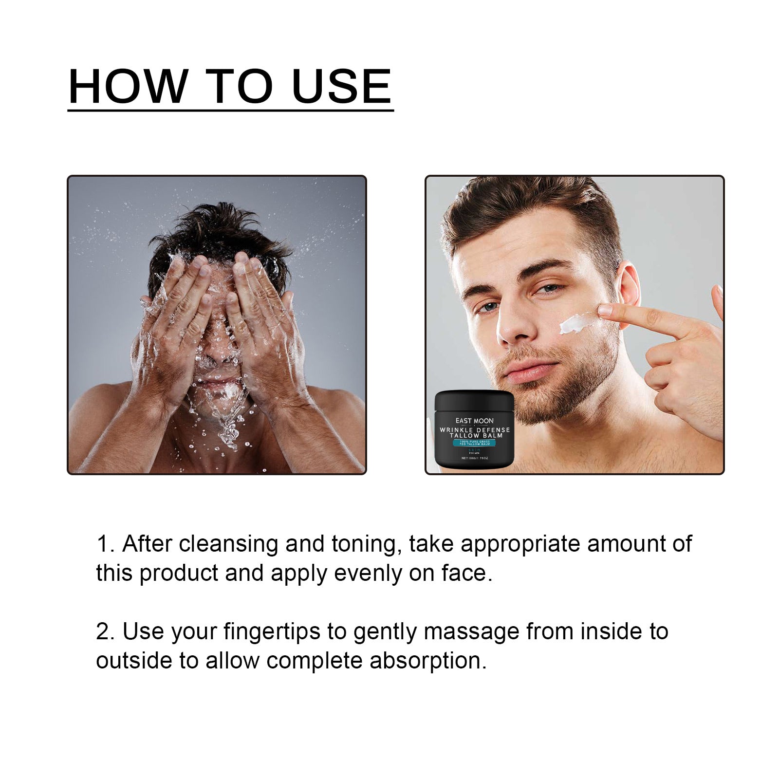 For Men Anti-Wrinkle Cream Lighten Fine Lines, Anti-Wrinkle Hydrating, Firming And Firming Skin Revitalizing Cream