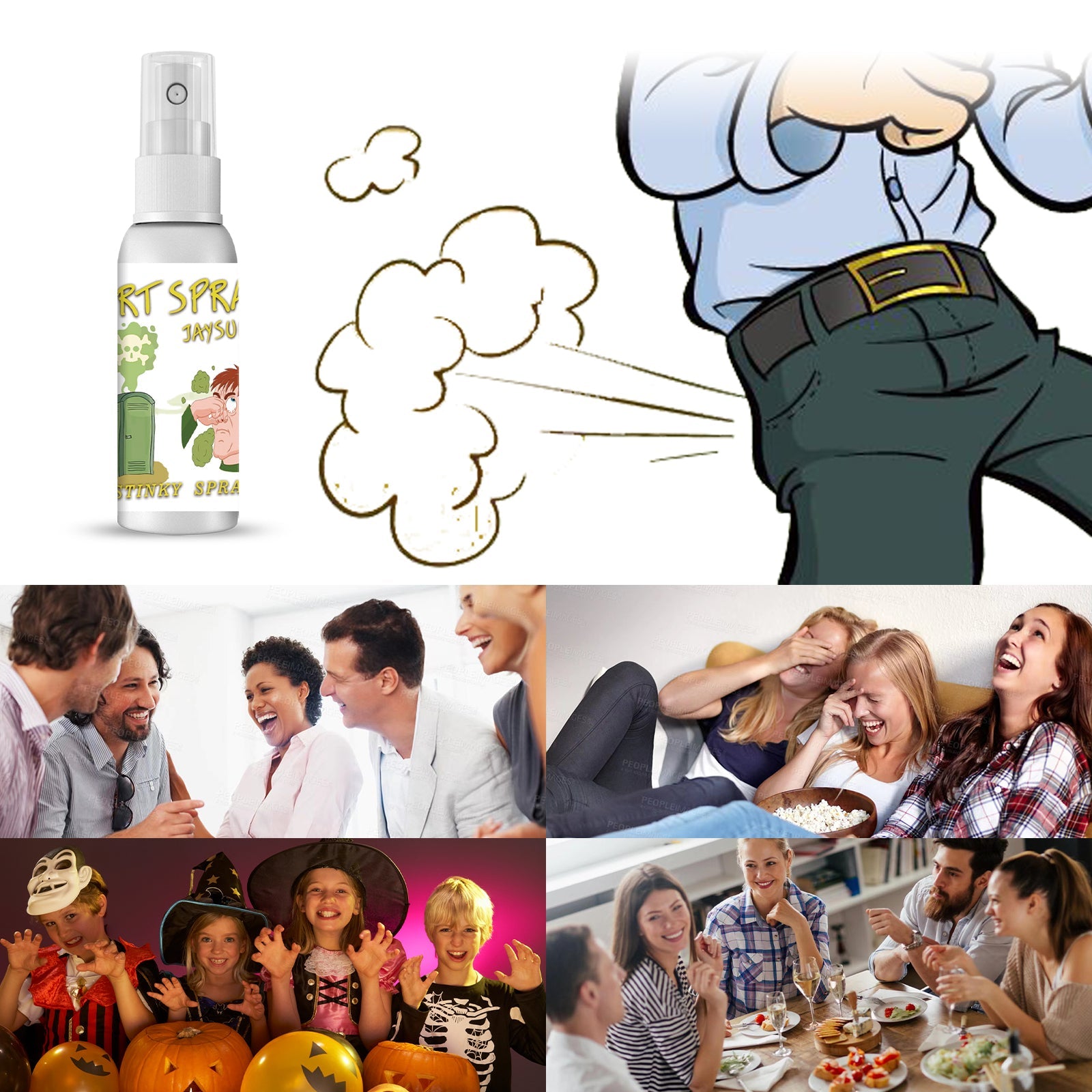 April Fool's Day Smelly Fart Spray, Toy Whole Cup Toy Spoof Smelly Concentrated Liquid