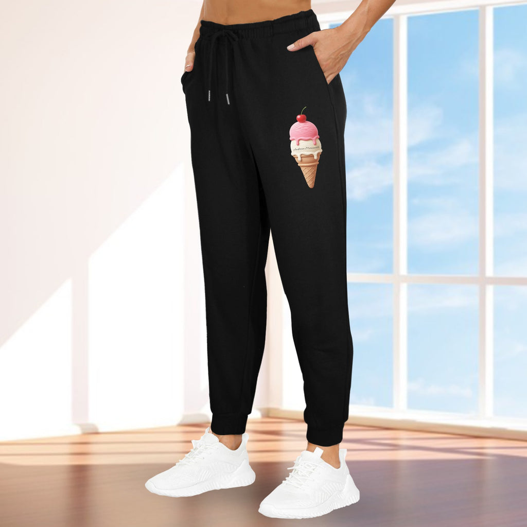 Unisex Fleece Sweatpants (Left Printing)Made in USA