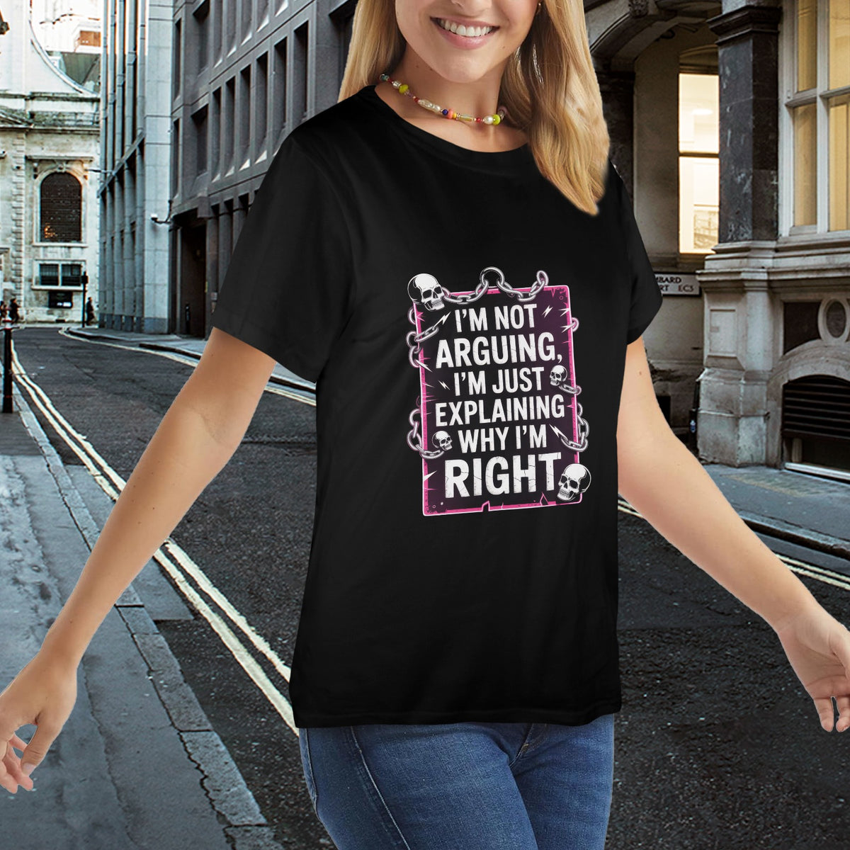 New Women's T-Shirt in USA Size Front Print （Made in USA，Ships to USA Only）