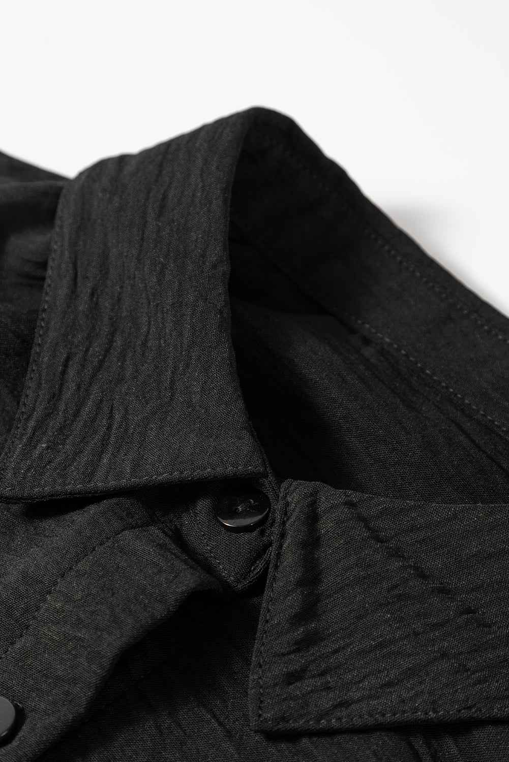 Patch Pocket Button Front Collared Shirt