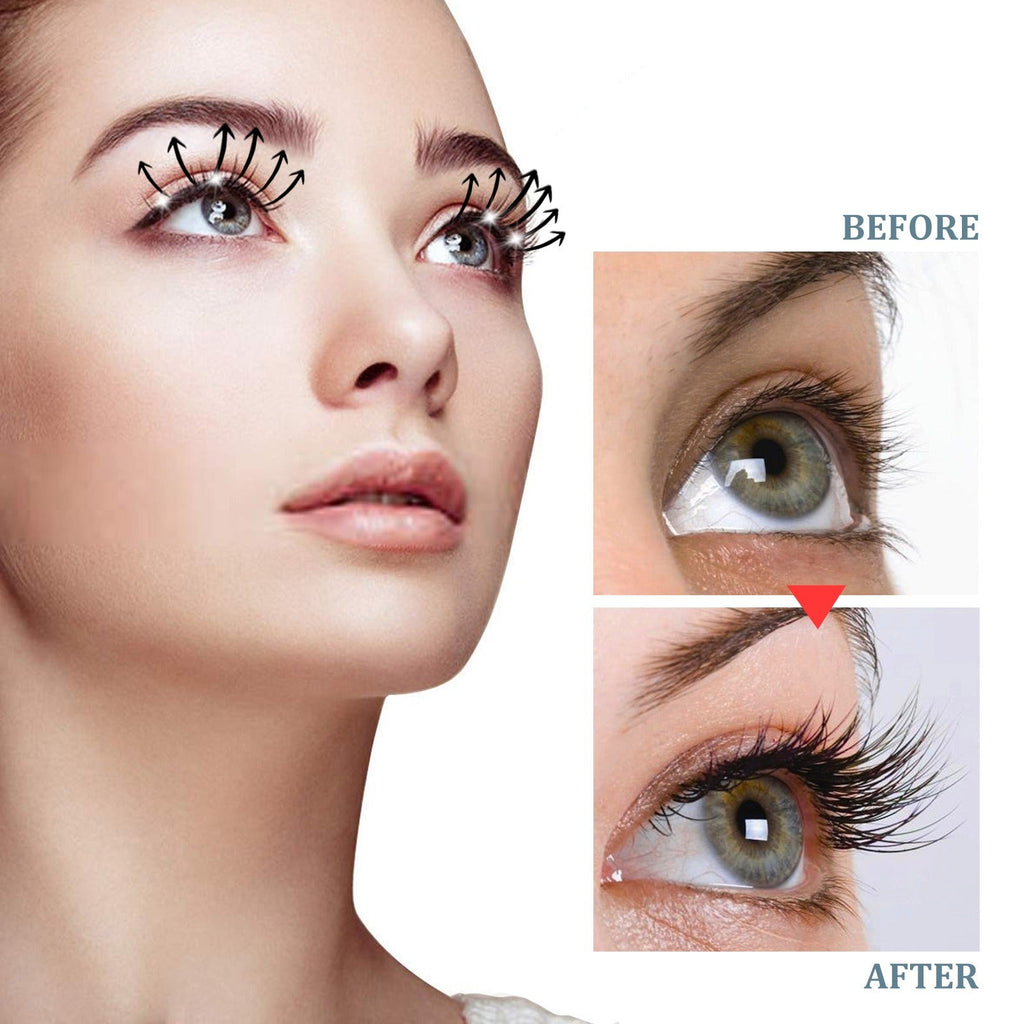 EELHOE Mascara Black Curling Eyelash Eyebrow Natural Beauty Mascara Moisturizing Traceless Long Lascara