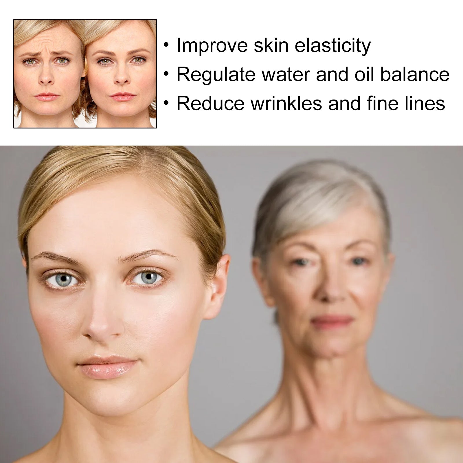 Grape Fruit Essence, Moisturizing, Tender, Firming, Smoothing, Fine Lines And Anti-Wrinkle Skin Care Essence