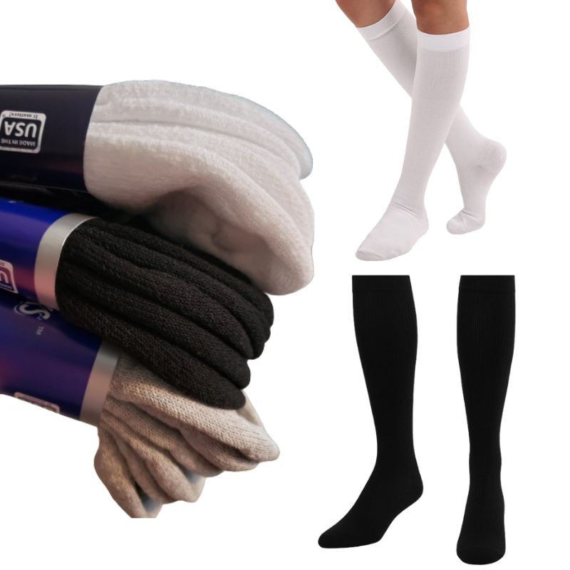 Women's Over The Calf Compression Stocking Socks (1 Pair) - Andersen Mercantile