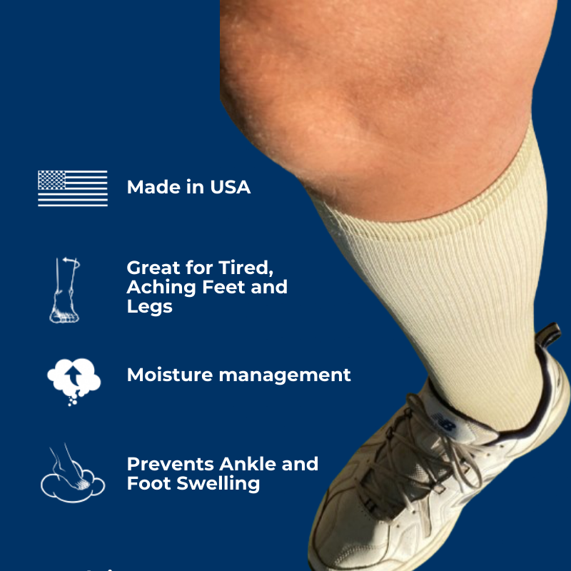Women's Over The Calf Compression Stocking Socks (1 Pair) - Andersen Mercantile
