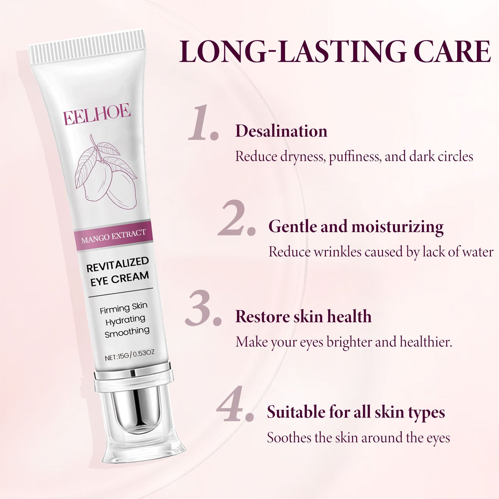 Mango Eye Cream Reduces Fine Lines Of Crow's Feet Bags And Gently Nourishes Elasticity And Tightens The Skin Around Eyes