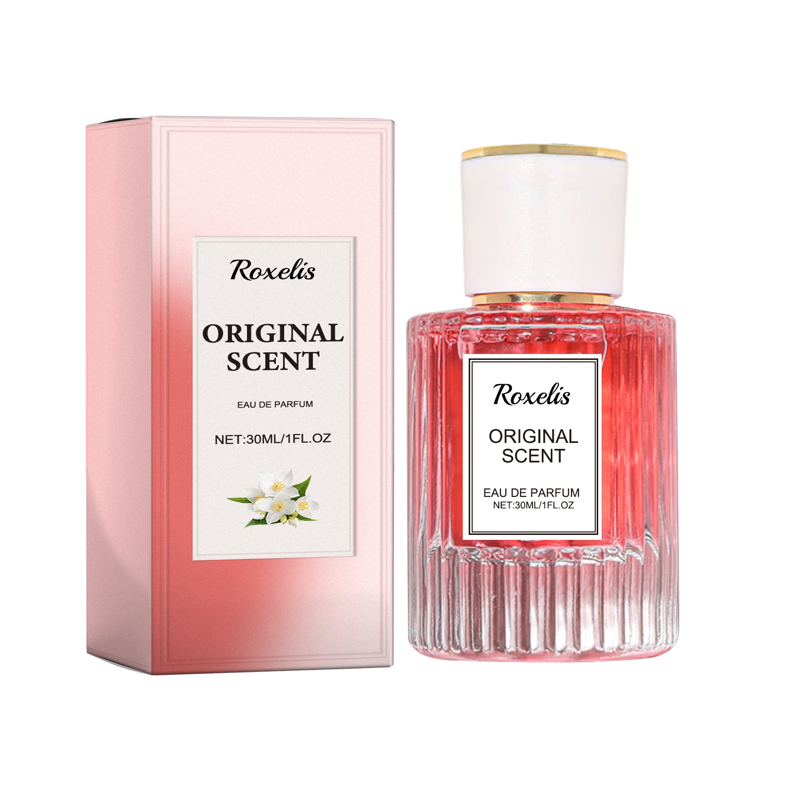 Jasmine Lady Pheromone Perfume, Wrist Behind Ear Neck Natural Long-Lasting Light Fragrance Delicate Elegance Exudes Feminine Charm