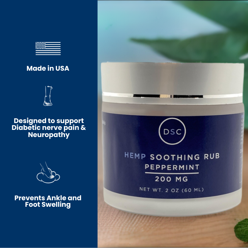 DSC Hemp Cream For Neuropathy Aches & Nerve Pain (Peppermint) - Andersen Mercantile