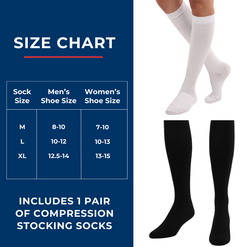 Men's Over The Calf Compression Stocking Socks (1 Pair) - Andersen Mercantile