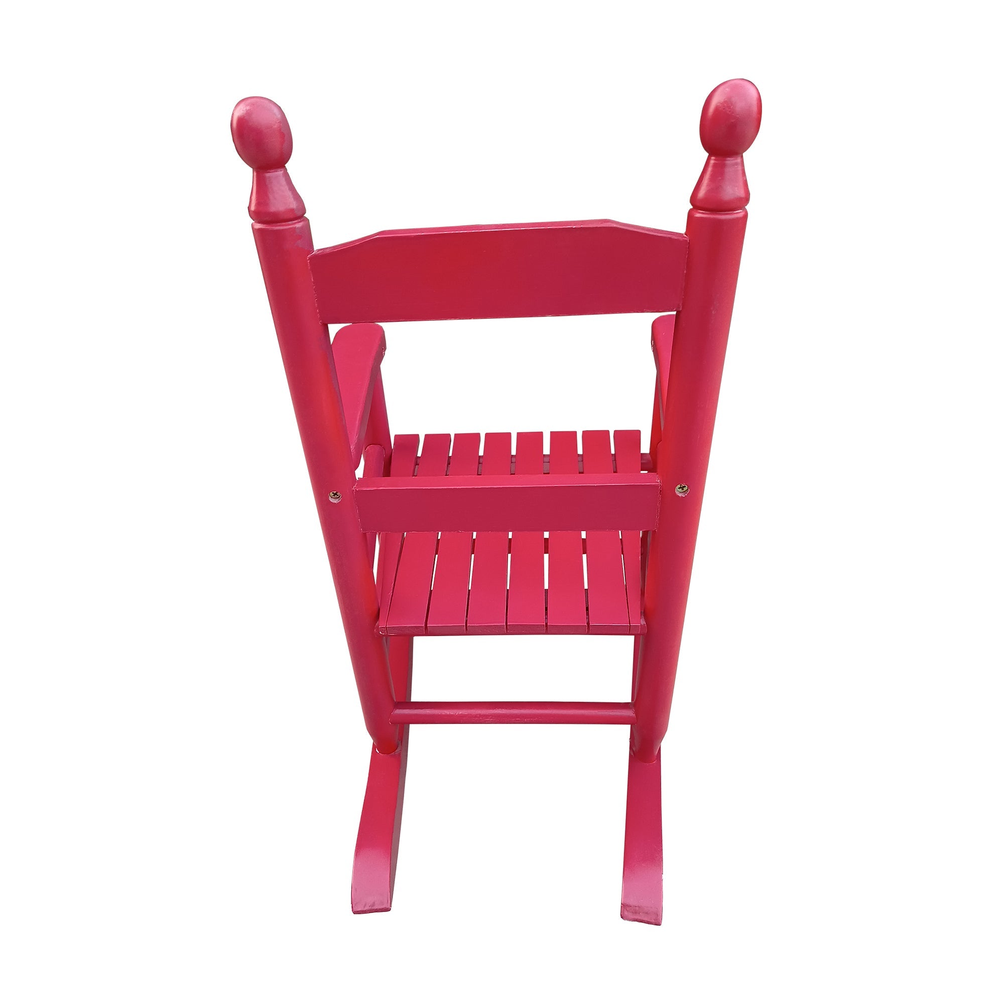 Children's rocking red chair- Indoor or Outdoor -Suitable for kids-Durable Solid Wood