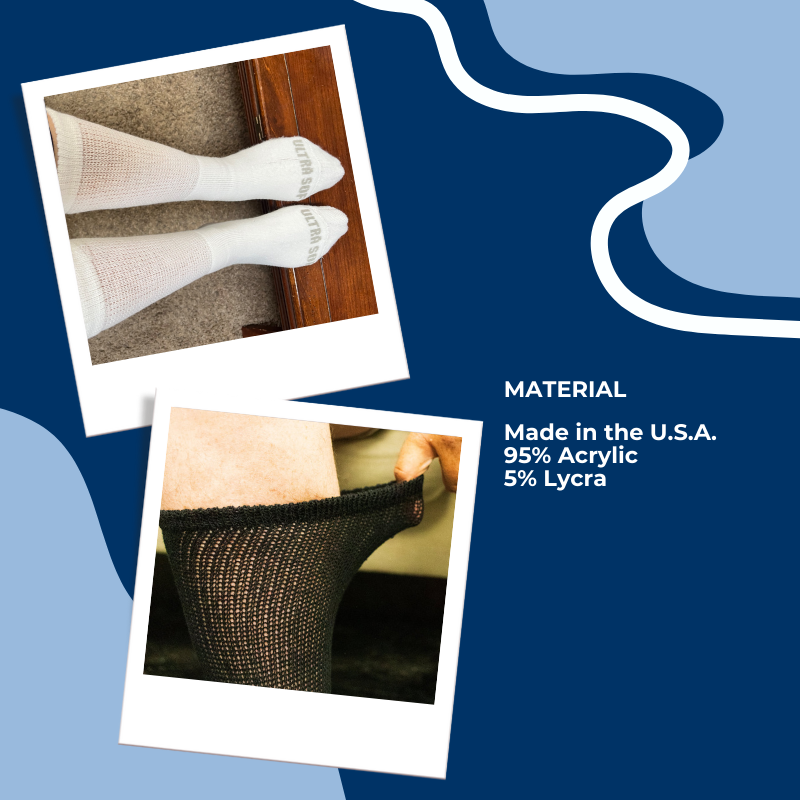 Women's Ultra-Soft Upper Calf Diabetic Socks (4 Pair) - Andersen Mercantile