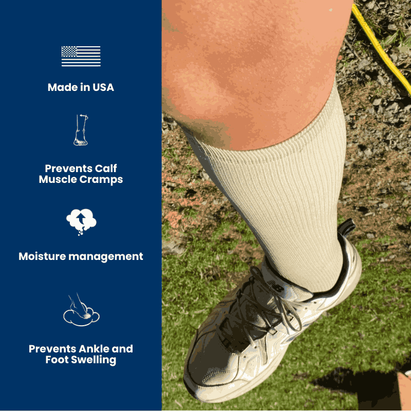 Women's Over The Calf Compression Stocking Socks (1 Pair) - Andersen Mercantile