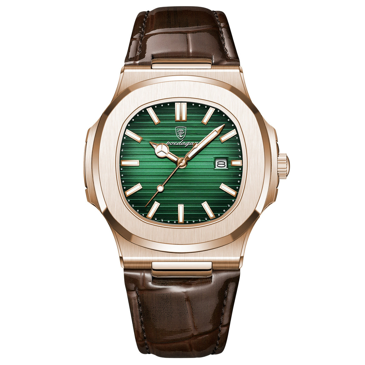Men's waterproof luminous quartz watch