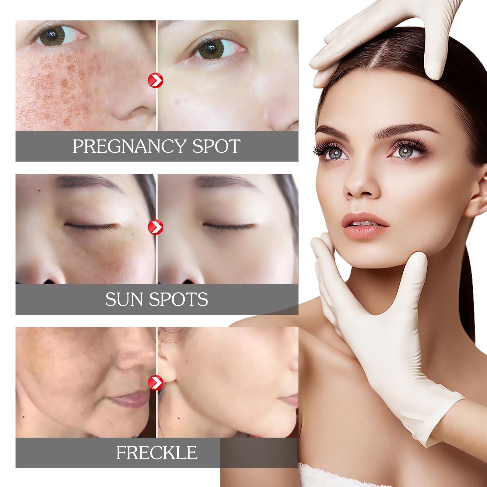 Face Brightening Serum, Lighten Dark Spots Moisturizing And Repairing Fine Lines Brightening Serum