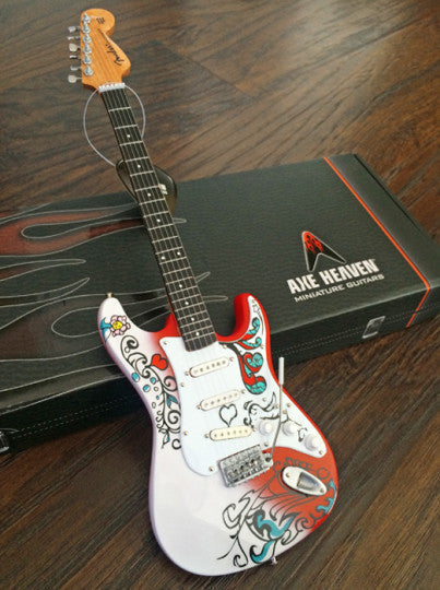Officially Licensed Jimi Hendrix Mini Fender™ Strat™ Monterey Guitar Model