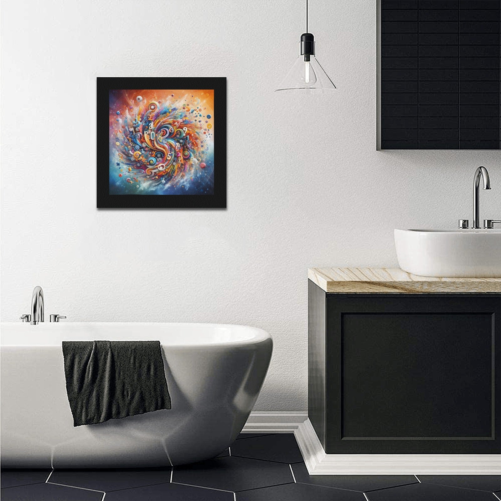 Frame Canvas Print 16x16 inch