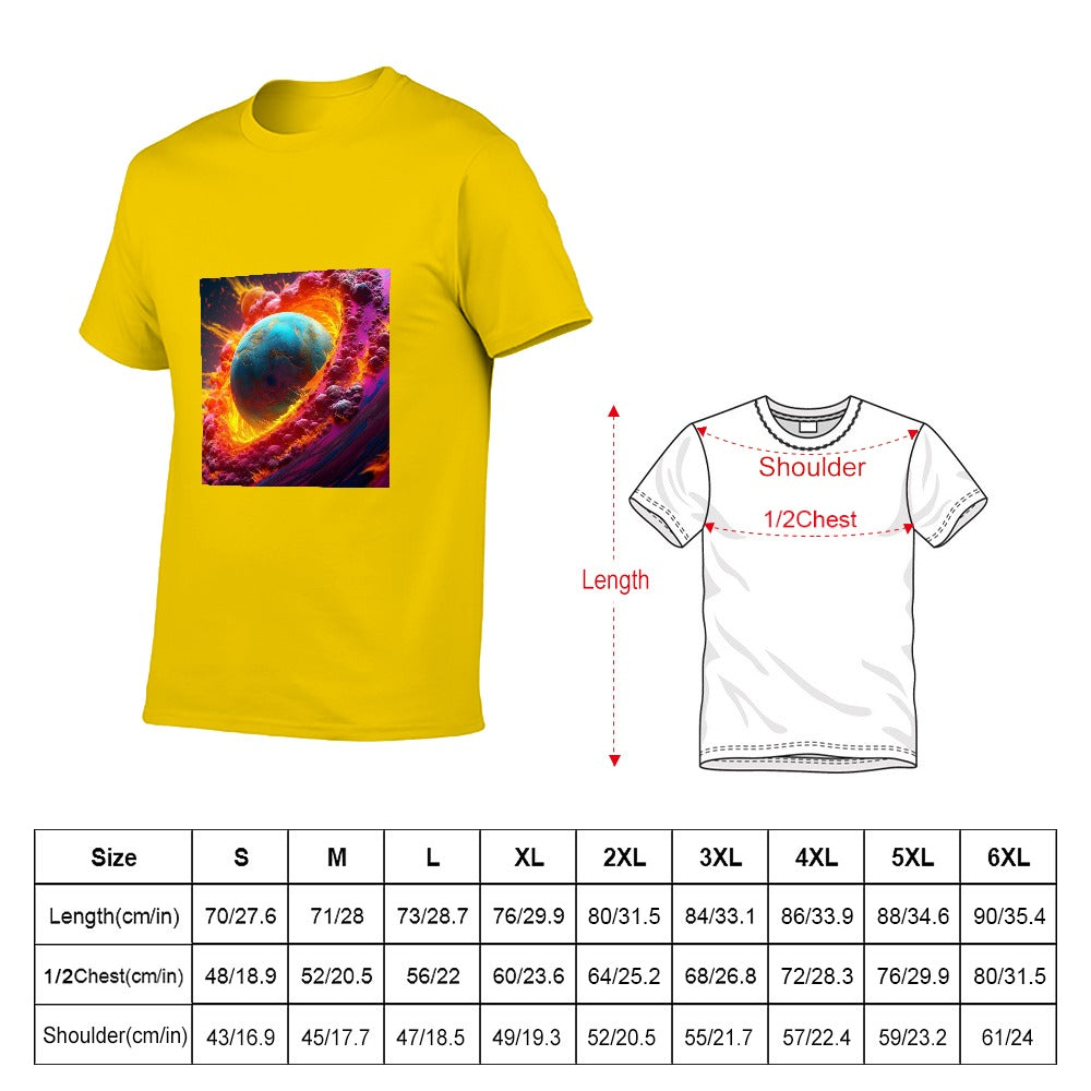 New 150g Men's  Short Sleeve T-shirt