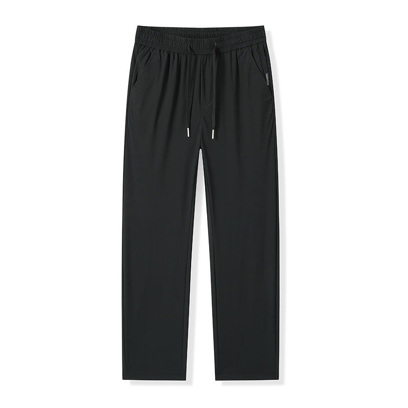 Men's Lightweight Four-Way Stretch Ice Silk Chino Pants