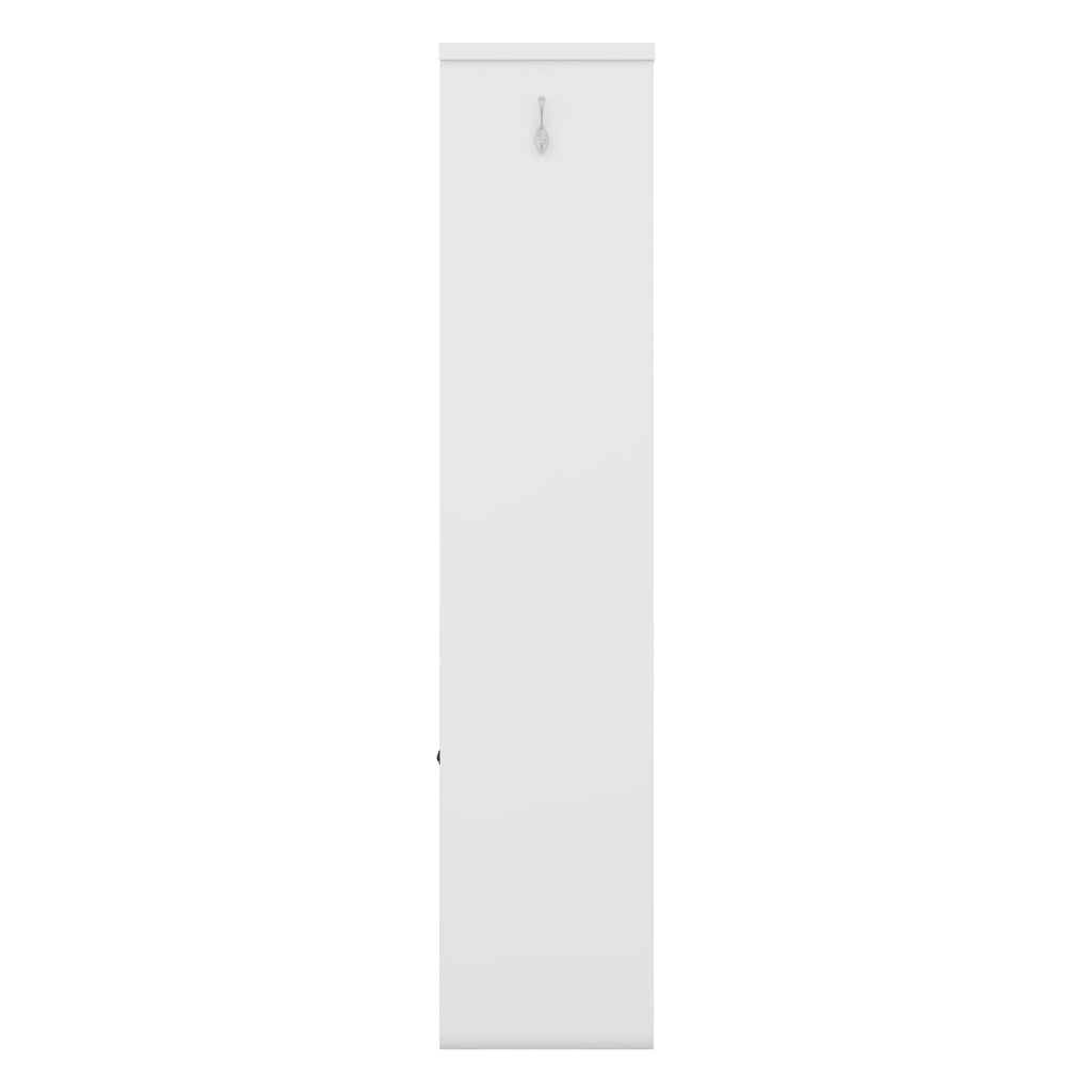 Multi-functional Hall Tree with Storage Shelves Drawers Cabinet Elegant Hallway Shoe Cabinet with Bench Modern Coat Rack White
