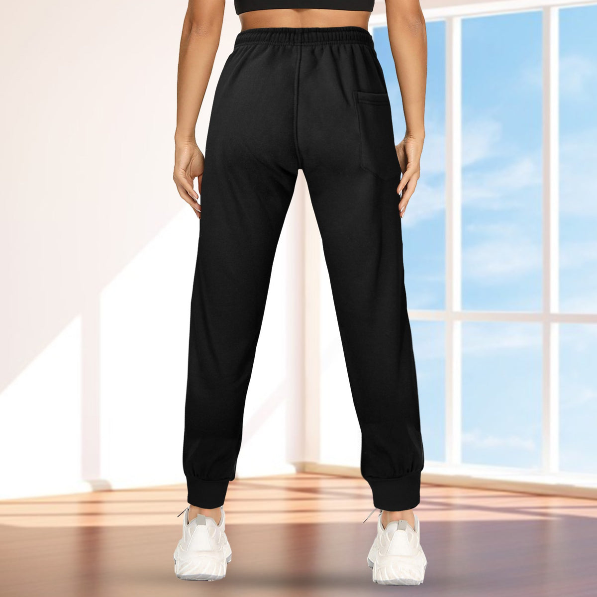 Unisex Fleece Sweatpants (Left Printing)Made in USA