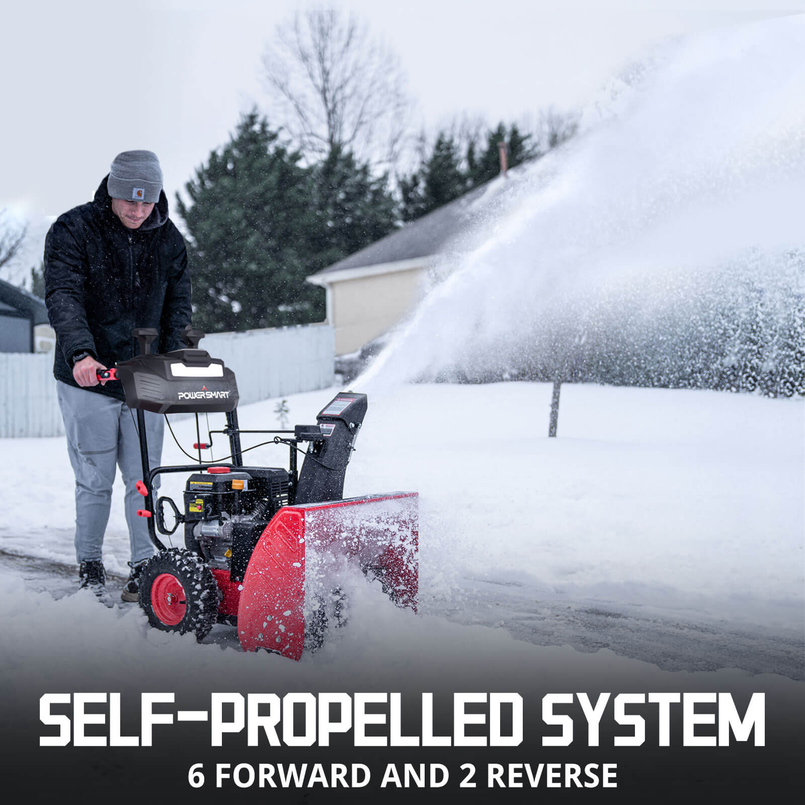 26'' 250cc Two Stage Self-Propelled Gas Snow Blower w/ Briggs & Stratton Engine PSS2260BS