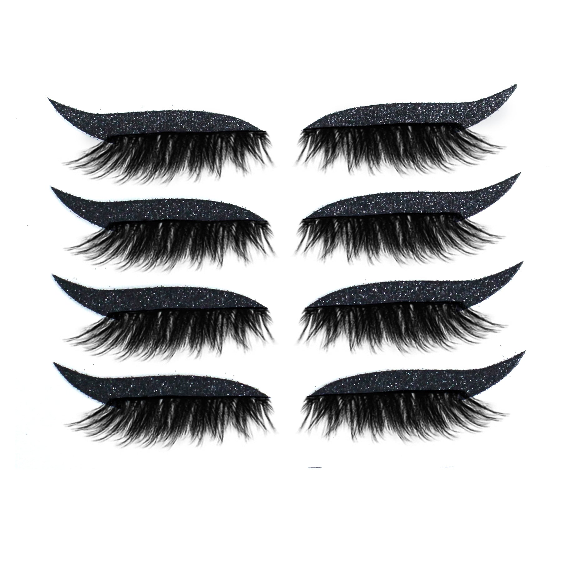 New Glitter Self-Adhesive Eyeliner Eyeshadow Sticker Double Eyelid False Eyelashes Waterproof Party Eye Makeup Sticker