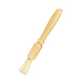 Coffee powder cleaning brush pig hair solid wood residue round head brush coffee machine bean grinder cleaning brush