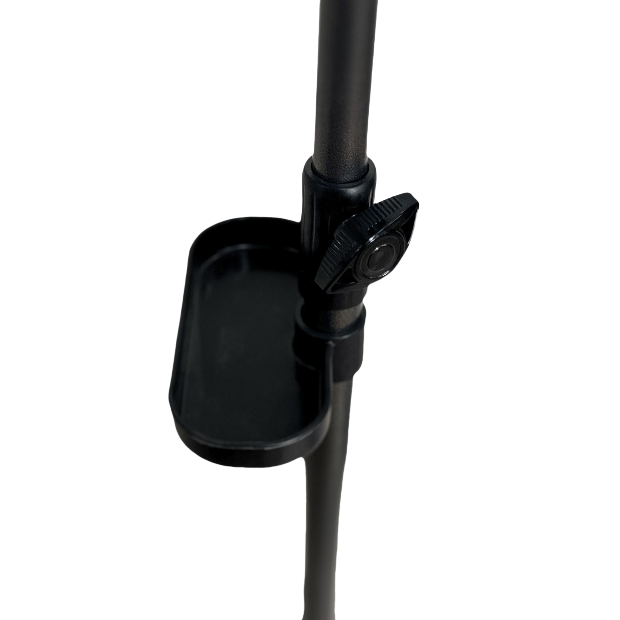 Short clothes hanger with chassis and wheels, heavy-duty rolling clothes hanger, black
