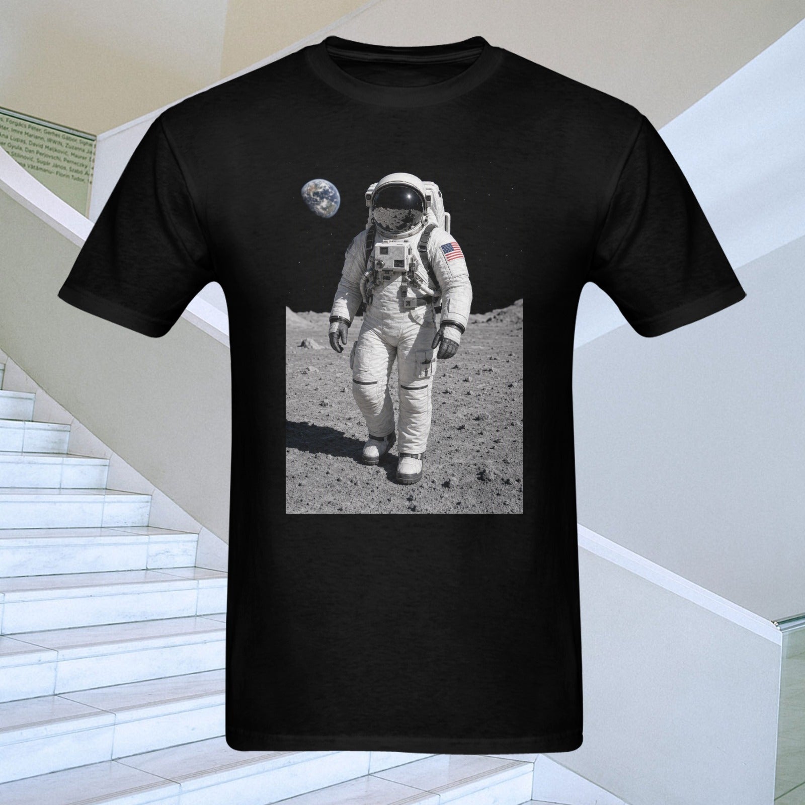 Men - Heavy Cotton T-Shirt - Front Print （Made in USA，Ships to USA Only）
