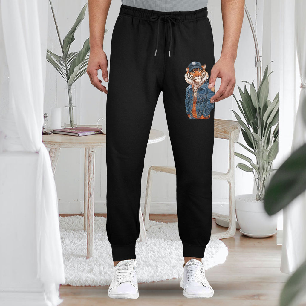 Unisex Fleece Sweatpants (Left Printing)Made in USA