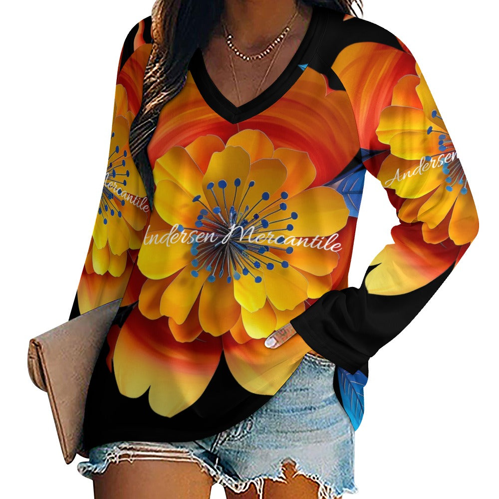 Women's Long Sleeve Loose Tee