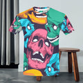 NEW Men's All Over Print Crew Neck T-Shirt Made in USA