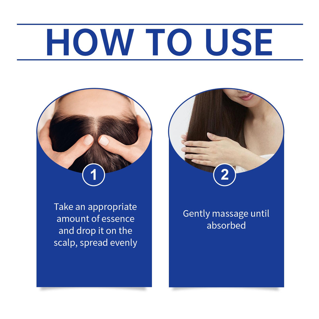 Blue Copper Peptide Hair Care Essential Oil, Moisturizes Dry Hair And Smooth Hair Massage Hair Care Essence