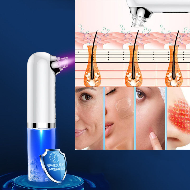 Small Bubble Beauty Instrument Household Pore Cleaning Oxygen Injection Instrument Electric Blackhead Suction Instrument