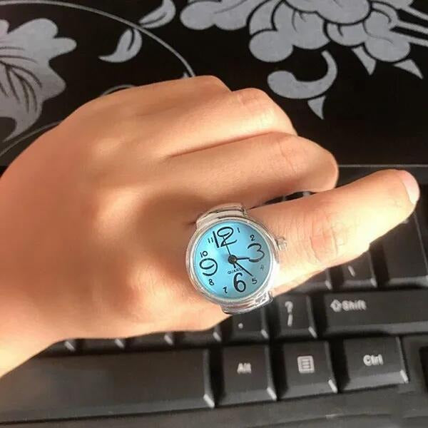 Decorative Ring Quartz Watch Couple Fashion Single Item Ring Watch Vintage Watch