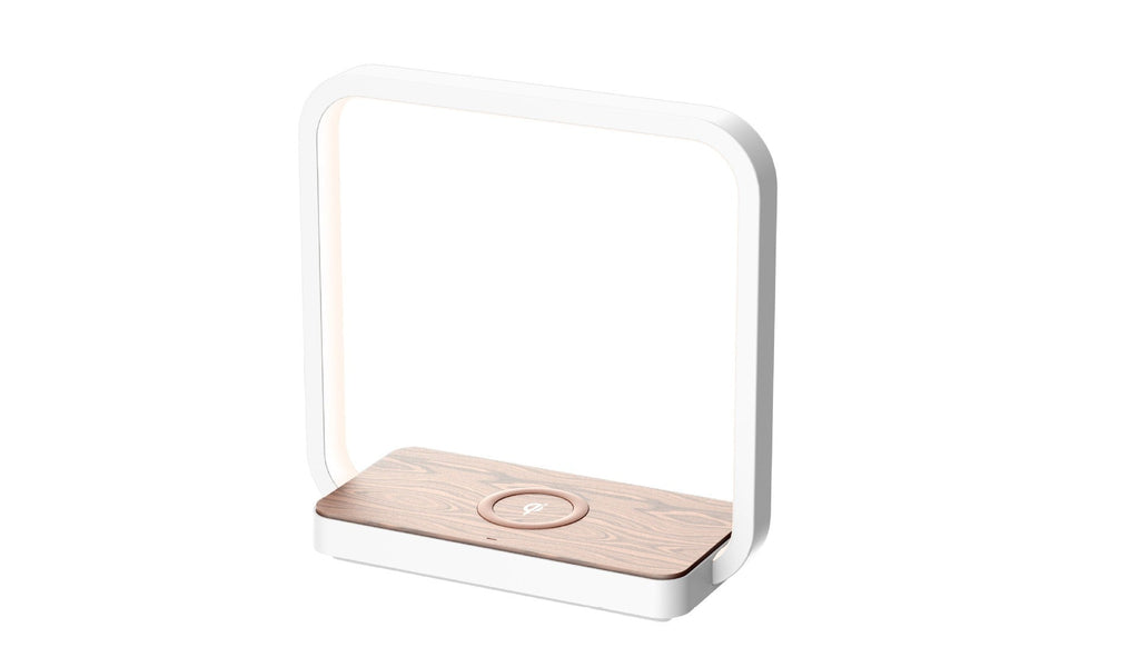 Wireless charging desk lamp dormitory bedroom bedside lamp touch three level dimming