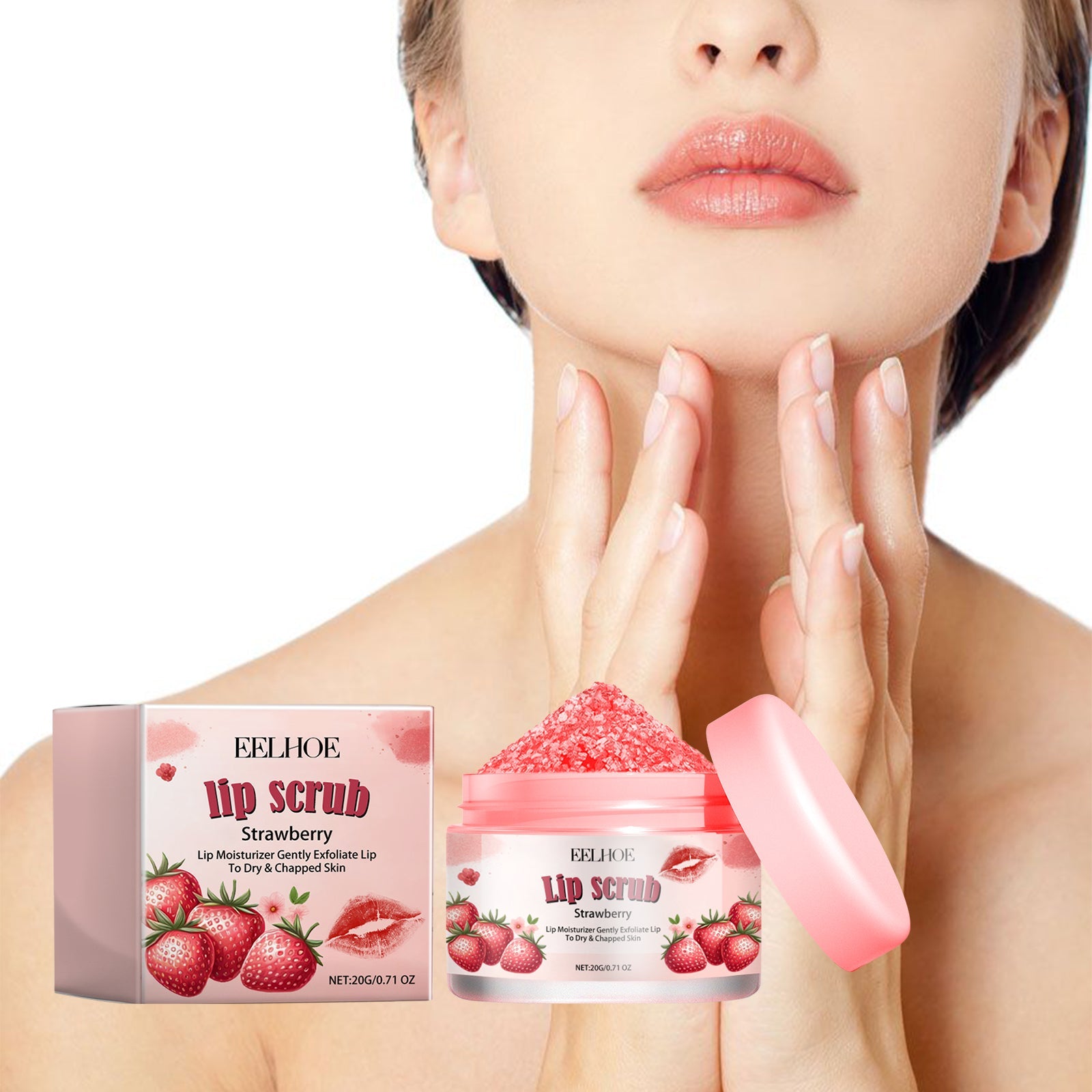 Lip Scrub, Lip Wrinkles Dry Dead Skin Moisturizing Toot Lips Moist Lips Lip Care