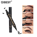 QIBEST Color Eyeliner Double-Headed Seal Color Eyeliner Pen Eyeliner Tail Seal Pen