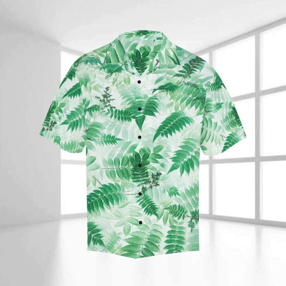 Relaxed Short Sleeve Shirt with Lapel Collar (T58)