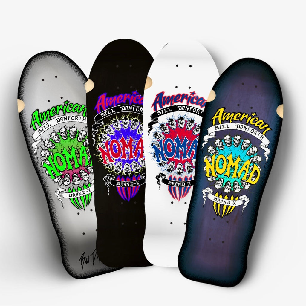 Bill Danforth Circle of Skulls 10”x30” Limited Edition, HAND-PAINTED Deck (PRE-ORDER, MAY 2027