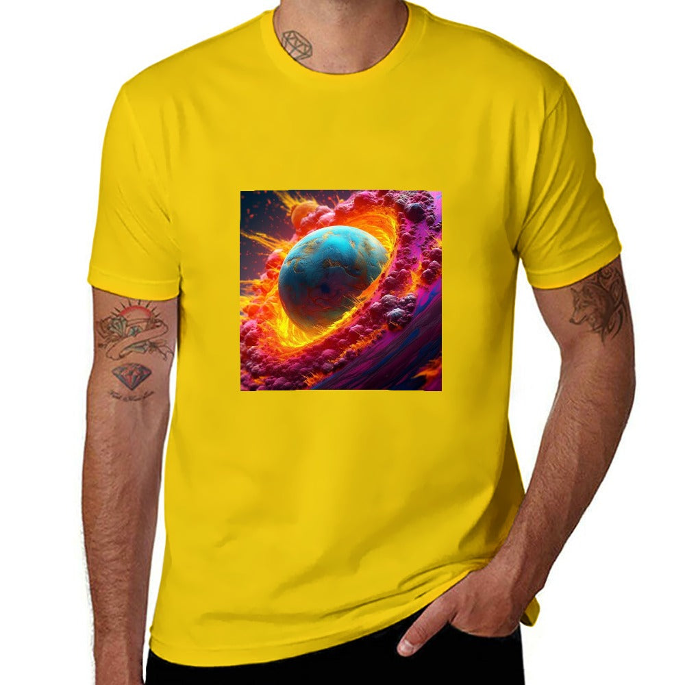 New 150g Men's  Short Sleeve T-shirt
