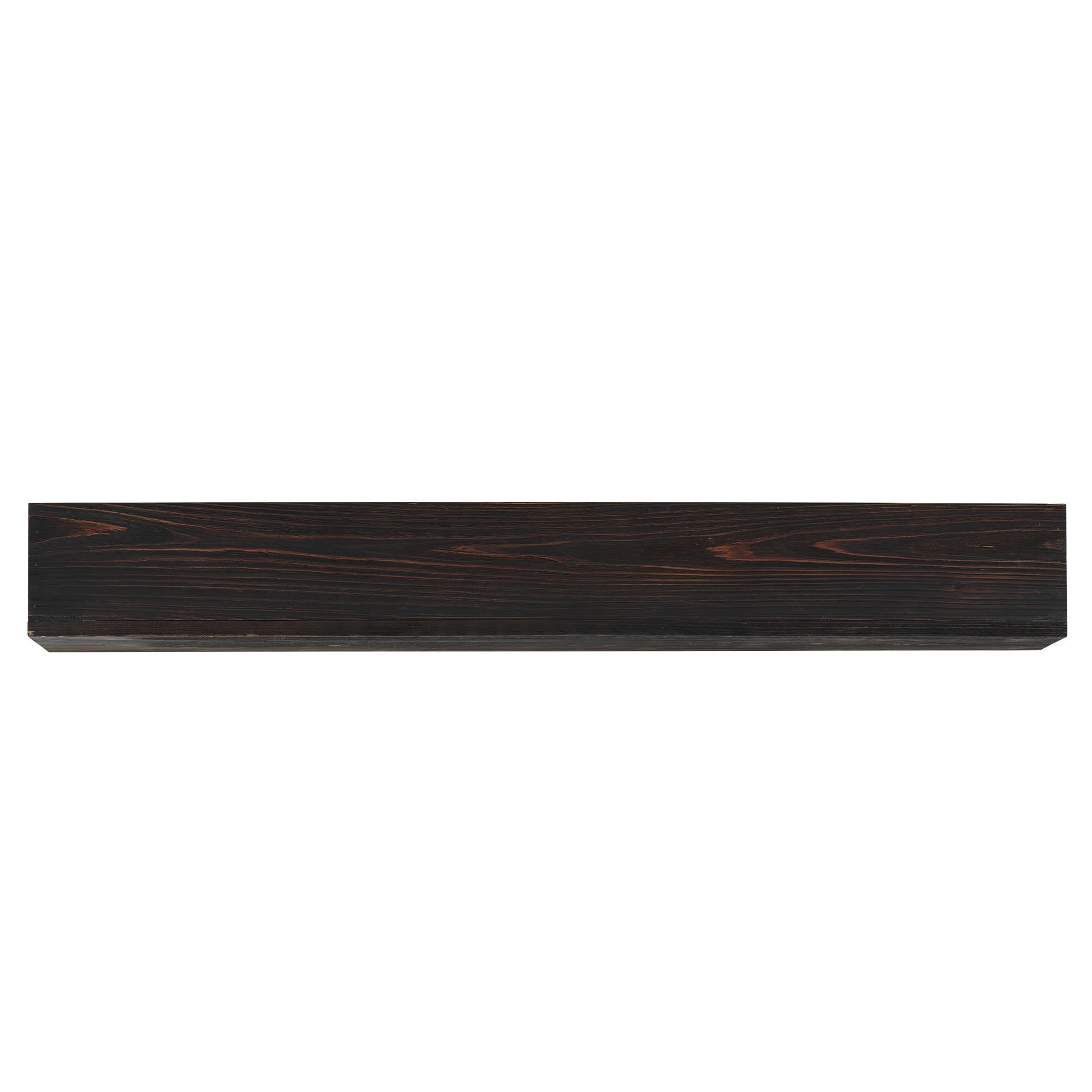 72" Rustic Wood Fireplace Mantel,Wall-Mounted & Floating Shelf for Home Decor Espresso